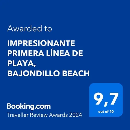 Impresionante Primera Linea De Playa, Bajondillo Lejlighed Torremolinos